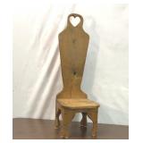 FOLK ART HEART CHAIR