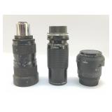 ASSORTED 35 MM CAMERA LENSES
