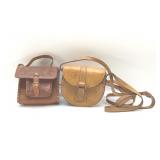 VINTAGE LEATHER PURSES HAND TOOLED