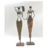 METAL AFRICAN ART SILHOUETTES