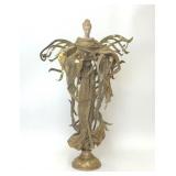 CHRISTMAS JEWELS GOLD DECORATIVE ANGEL FIGURE