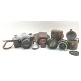 TOPCON CAMERA PACKATE, 33mm WITH LENSES