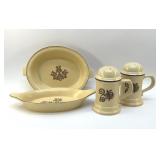 PFALTZGRAFF VILLAGE CASSEROLES, SALT/PEPPER