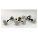 ANTIQUE PORCELAIN DOOR KNOB SET