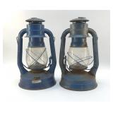 PAIR OF DIETZ LANTERNS 13'