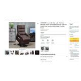 NEW HOMCOM POWER LIFT CHAIR W/MASSAGE