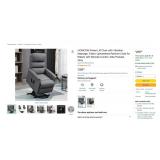 NEW HOMCOM POWER LIFT CHAIR W/MASSAGE