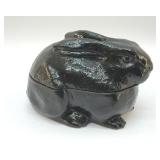 VTG BLACK RABBIT ON A NEST