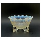 NORTHWOOD LEAF AND BEADS CANDY DISH C.1900
