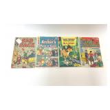 4 VTG COMIC BOOKS ARCHIE BAMBI SAD SACK