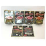 6 ASSORTED RACING CHAMPIONS HOT ROD DIECAST CARS