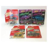 5 ASSORTED JOHNNY LIGHTNING DIECAST CARS