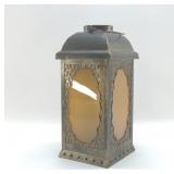 METAL CANDLE LANTERN SOLAR
