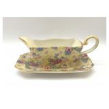 ROYAL WINTON ENGLISH CHINTZ GRAVY BOAT