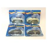 4 VTG 2000 HOT WHEELS HAULERS GREEN DIECAST CARS