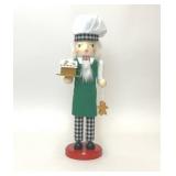 14' WOODEN CHRISTMAS GINGERBREAD BAKER NUTCRACKER