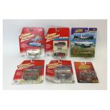 6 ASSORTED JOHNNY LIGHTNING DIECAST CARS