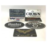 7 VTG NC CAR DEALERSHIP BOOSTER LICENSE PLATES