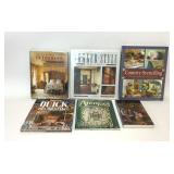 6 ASSORTED HOME DECORATING ANTIQUE BOOKS