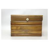 HANDMADE WOODEN COUNTERTOP CHEST
