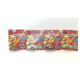 4 JOHNNY LIGHTNING THE CHALLENGERS DIECAST CARS