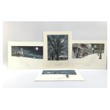 4 STEVEN SEBASTIAN SIGNED ART PIECES