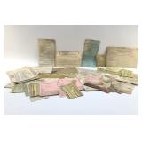 ANTIQUE RAILROAD PAPER GOODS ASSORTMENT