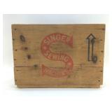 1900ï¿½s SINGER SEWING MACHINES WOOD CRATE
