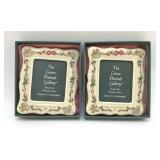 2 LENOX BABIES FIRST CHRISTMAS FRAMES
