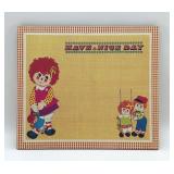 RAGGEDY ANNE BULLETIN BOARD