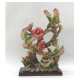 HUMMINGBIRD HIBISCUS SCULPTURE MAY RICH