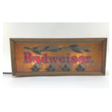 BUDWEISER BAR LIGHT WORKING