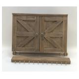 RUSTIC HANGING JEWELRY ARMOIRE