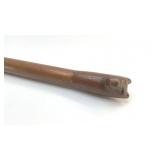 CARVED BEAR FOLK ART WALKING STICK