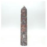 MEXICAN CRAZY LACE MONEY AGATE CRYSTAL TOWER