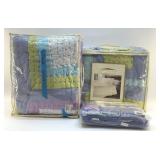 PAIR OF TWIN QUILTS WITH SHAMS