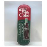 METAL COCA COLA SIGN 27"