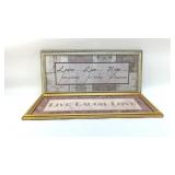 2 LIVE LAUGH LOVE SIGNS,  21"