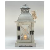 RUSTIC MADISON ART CANDLE LANTERN 12"