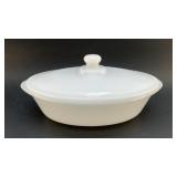 1950S GLASS BAKE CASSEROLE 10"