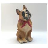 BOXER DOG WITH RED BANDANNA 10"