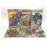 6 ASSORTED SUPERHERO COMICS #1'S