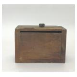 SMALL PRIMITIVE WOODEN BOX
