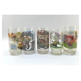 VTG CAMP SNOOPY, MUPPETS GLASSWARE