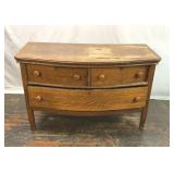 Antique Tiger Oak short sideboard needs work