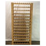 69 x 32 x 13" wood storage rack wine?
