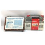 2 ELECTRONICS ORGANIZER, STORAGE BOXES