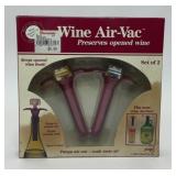 SET OF 2 WINE AIR VACS