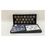 US MINT STATE QUARTERS 2000, 2004 PLATINUM SET