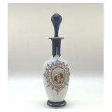 BOHEMIAN 1890 PORTRAIT PERFUME BOTTLE 9"